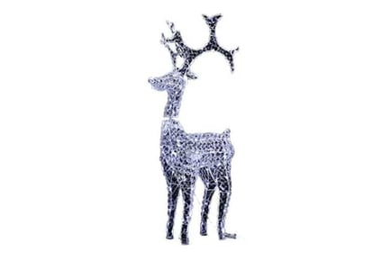 Large Standing Reindeer Rope Light