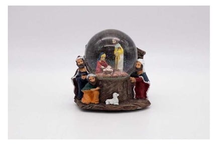 **Bubble Wrap**Nativity Scene Snow Globe