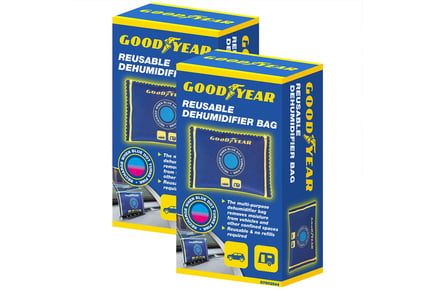 2x Goodyear Reusable Car Dehumidifiers