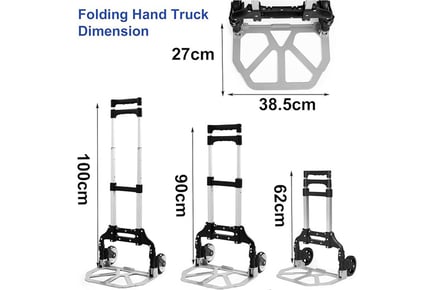 Heavy Duty Folding Aluminium Hand Truck