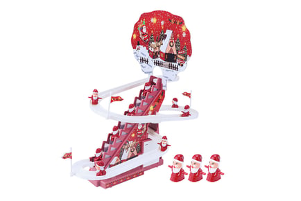 Christmas Musical Santa Stairs Sliding Toy