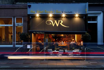 2-Course Dining with Prosecco Upgrade for 2 - Westroom, Edinburgh