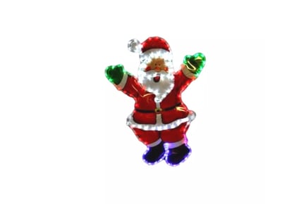 Outdoor LED Christmas Santa Rope Light Decoration