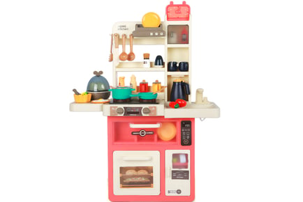 Kids' Toy Kitchen Play Set - Red or Green