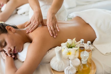 5* Spa Day: 50 Min Massage, Spa Access, Prosecco & Voucher - Euphoria Spa, Bank