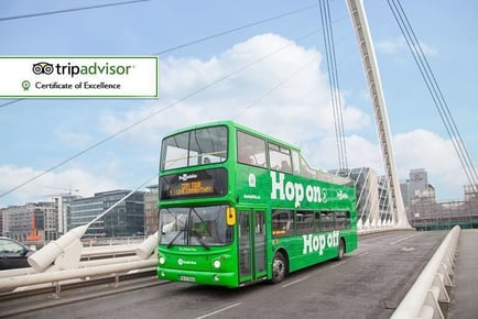 24-Hour Hop-On Hop-Off Tour Bus Ticket - Dublin