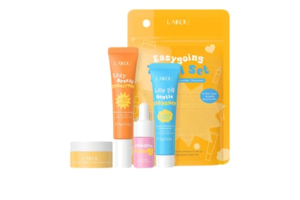 4pc Skincare Travel Set - For Dry & Combination Skin