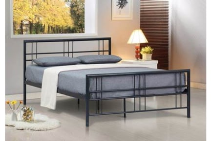 Roxanne Metal Bed with Optional Mattress