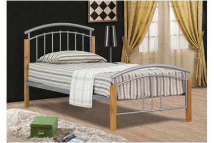 Madeira Metal Bed with Mattress options