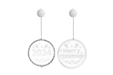 2Pcs LED Xmas Hanging Lights