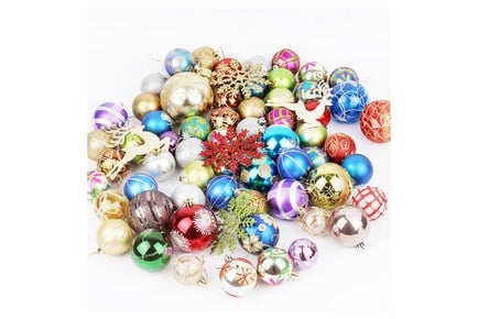 60Pcs Balls Christmas Tree Ornaments