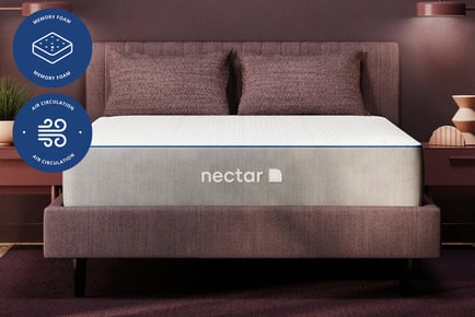 Nectar Hybrid Memory Foam Mattress - 5 Sizes