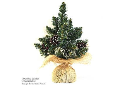 1 or 2 Tabletop Faux Christmas Trees