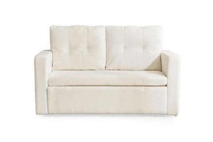 1 or 2 Seater Avery Upholstered Sofa Bed - 4 Colours