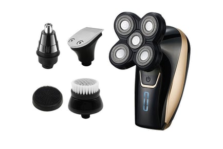 Men's Rechargeable Cordless Waterproof 5D Razor - 2 Options