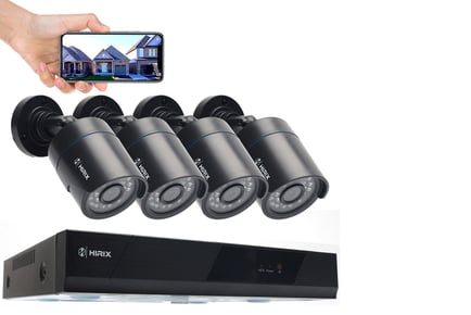 4 Channel AHD CCTV Kit - 1080P, 5MP, 500GB HDD