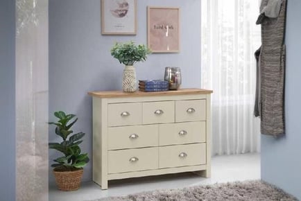 Bedroom Set: 7-Drawer Chest & Bedside