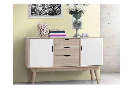 Sonoma Oak Sideboard with 3 Drawers