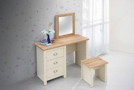 Modern Dressing Table Set with Mirror