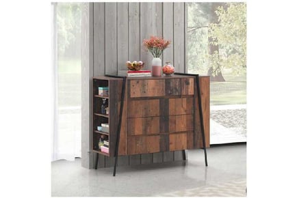 Rustic Chest of Drawers with Storage