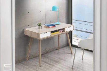 Scandinavian Console Table with Drawers