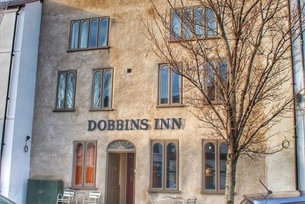 Carrickfergus, Northern Ireland For 2 -Dobbins Inn Stay, Breakfast and Dinner