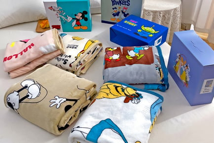 Character Inspired Mink Velvet Blanket - Mickey, Toy Story, + More