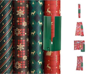 2Pcs Sliding Wrapping Paper Cutter