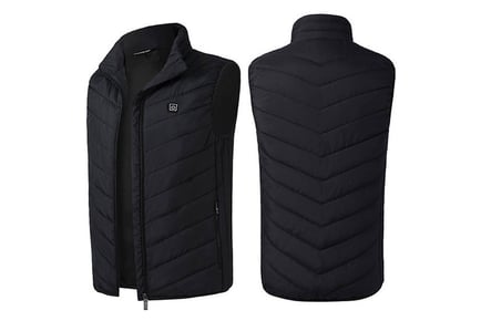 2-in-1 Electric Heated Gilet and Jacket - Multiple Sizes & Colours