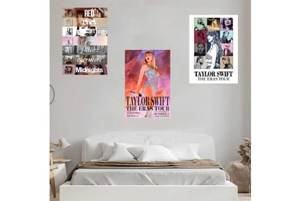 3Pcs Taylor Swift Inspired Posters