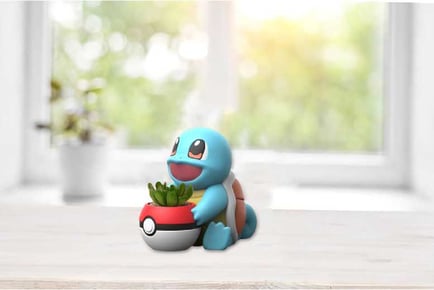 Mini Pokmon Inspired Squirtle Plant Pot