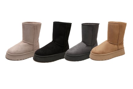 Women's Ugg Inspired High Snow Boots - 6 Sizes & 4 Colours