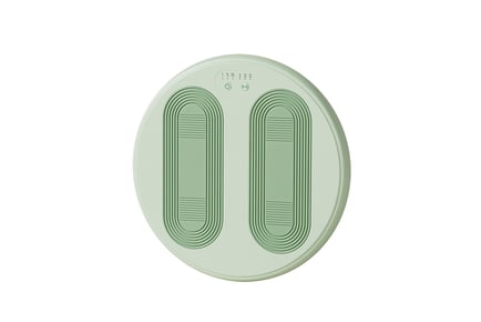 2-in-1 Heating Foot Massage Warmer - Beige or Green