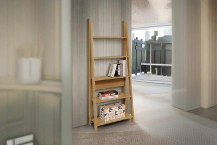 5-Tier Ladder Bookcase - 5 Colours