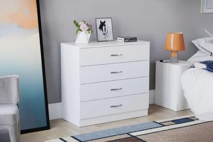 Riano 4 Drawer Chest Bedroom Storage