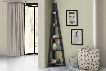 Corner Ladder Bookcase - 5 Colours