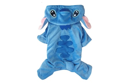 Stitch-Inspired Soft Velvet Pet Onsie - 6 Sizes