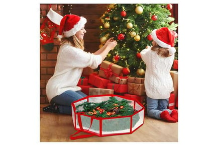 76CM Clear Christmas Wreath Storage Bag