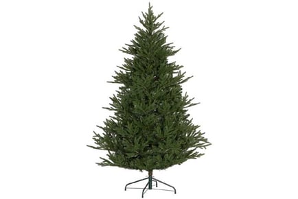 6ft Xmas Tree w/ 2380 Tips, Hinged Base