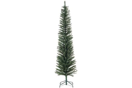 Luxurious 7ft Bare Pencil Christmas Tree - Evergreen Charm