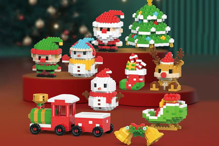 Christmas Building Block Set - 6 or 12 Figures!