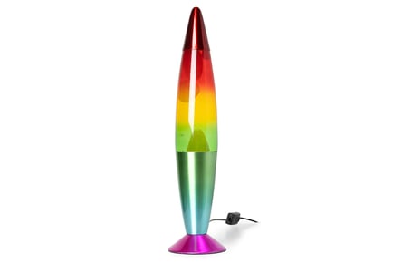 Rainbow Lava Lamp Light with Motion Wax