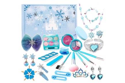 Girl's Toy Cosmetic Advent Calendar - Pink Unicorn or Blue Ice