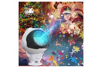 Astronaut Projector With 16 Xmas Pattern