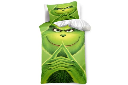 Grinch Inspired Duvet Set + Optional Toy - 3 Sizes & 11 Styles