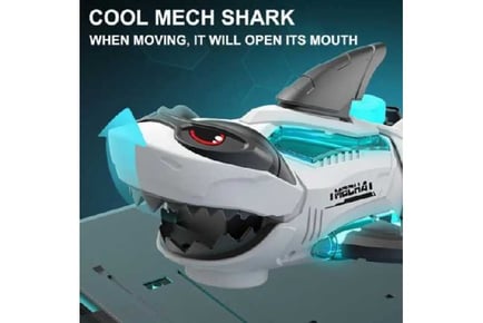 Light Up Mechanical Shark Toy with Music