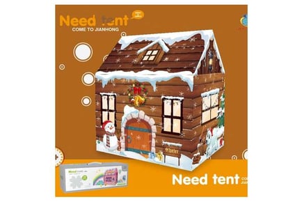 Kids Tent Animal Fire Christmas Candy Game House