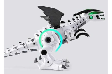 Raptor Dinosaur Steam Fire-Breathing Robot