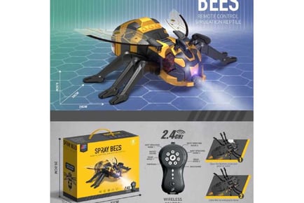 Remote Control Spray Bee Spider Toy