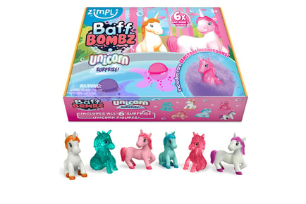 Baff Bombz Unicorn Surprise - 6 Pack!